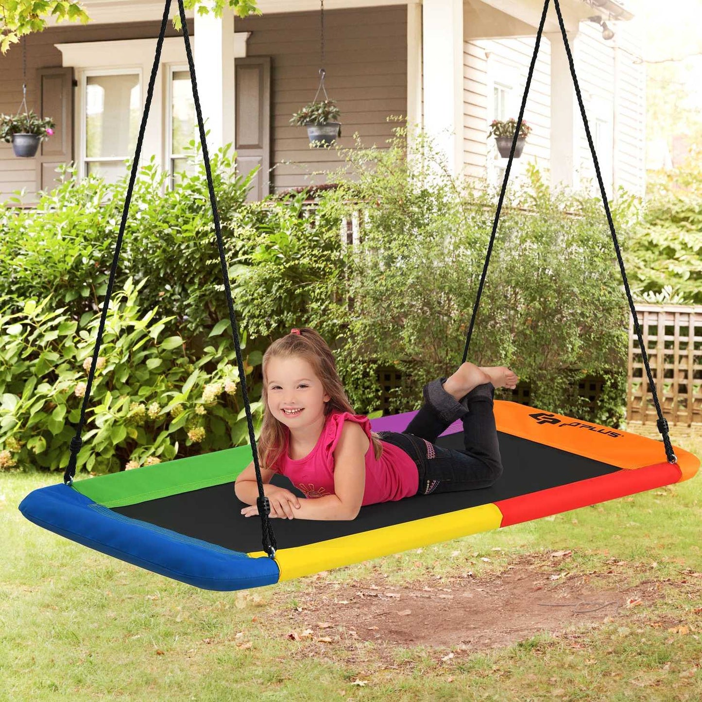 100-180cm tree swing, swing for children, nest swing, tree swing with adjustable ropes, colorful