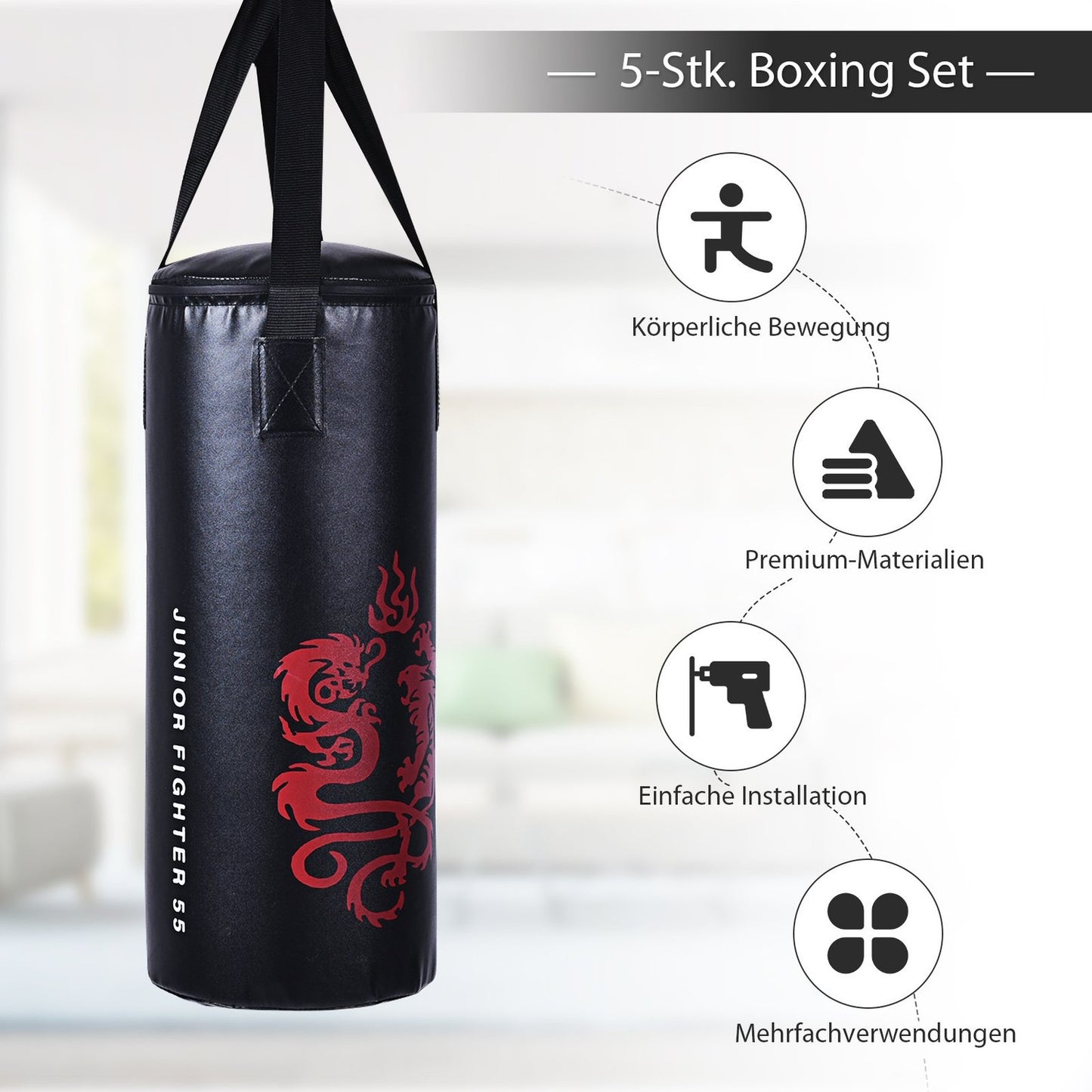 10KG punching bag set with 8oz boxing gloves children's punching bag punching bag boxing bag