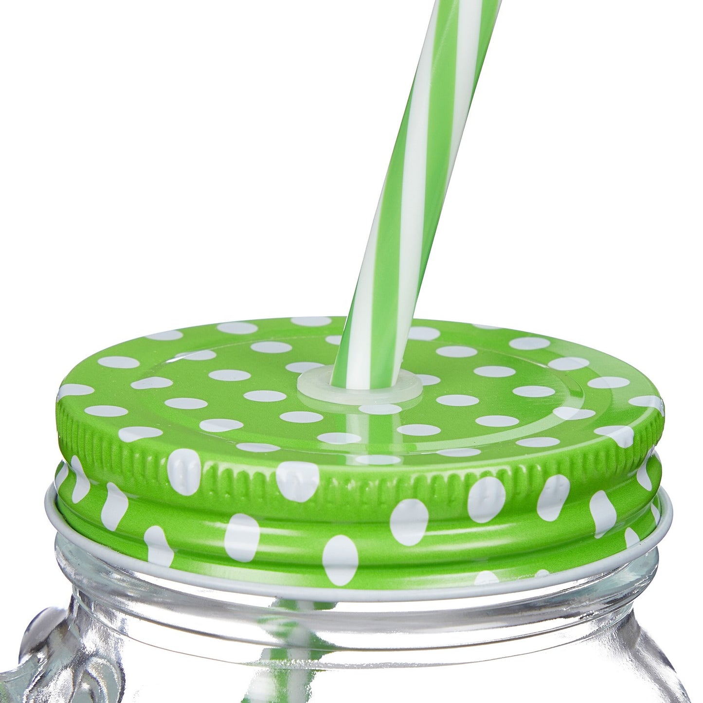 10x Colourful Drinking Glasses with Lids
