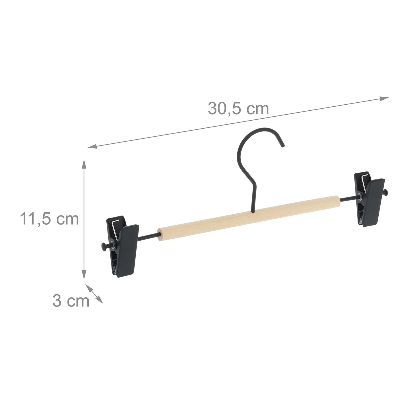 10x Trouser Hanger Set