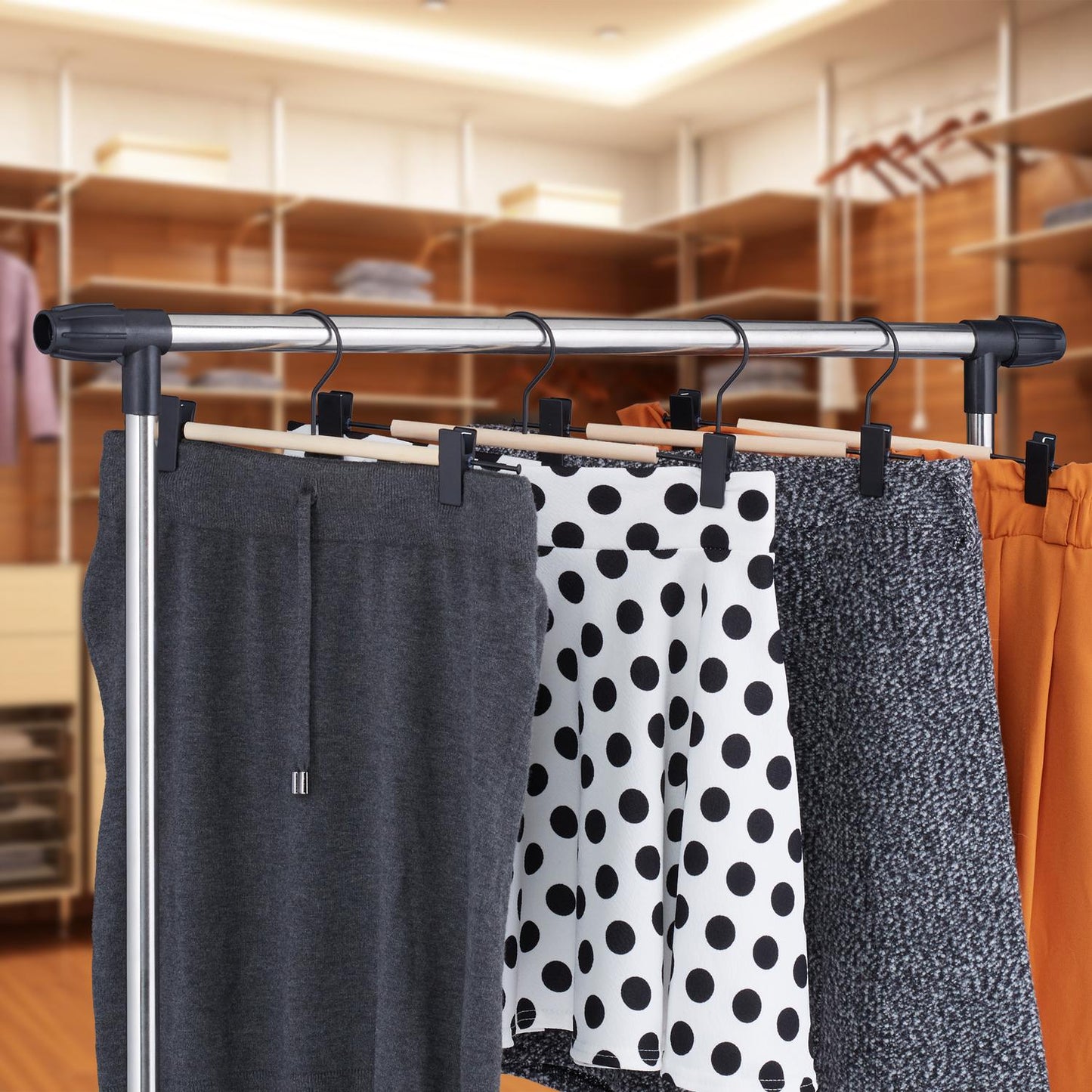 10x Trouser Hanger Set