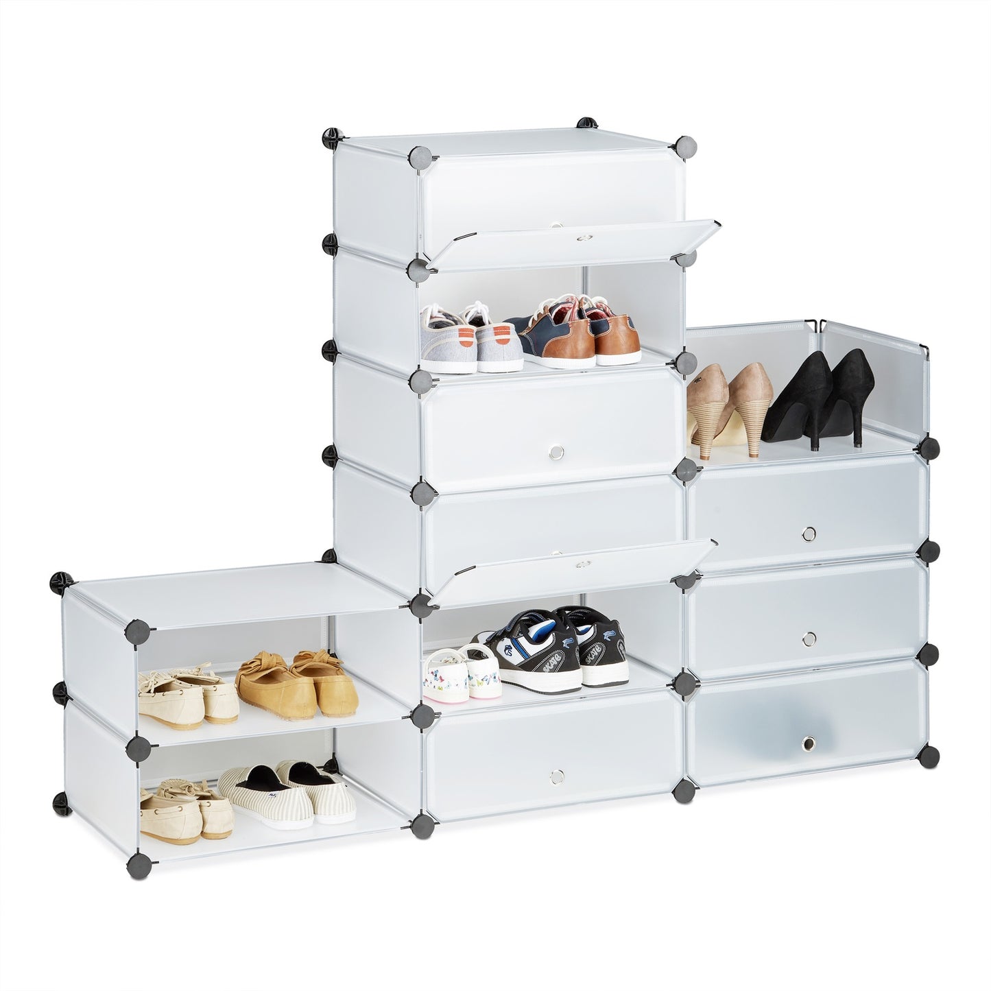 Shoe cabinet with 12 compartments