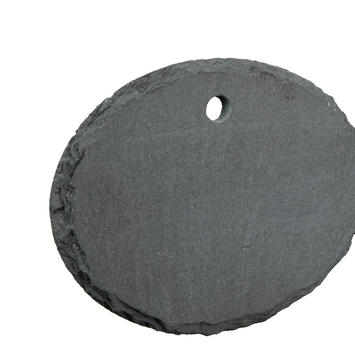 12 oval plant signs made of slate