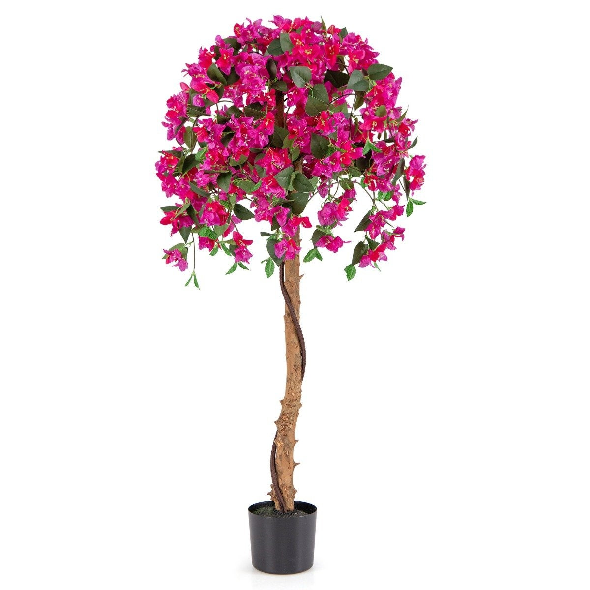 135 cm artificial tree with flowers artificial plant in pot Artificial tree with azalea flowers