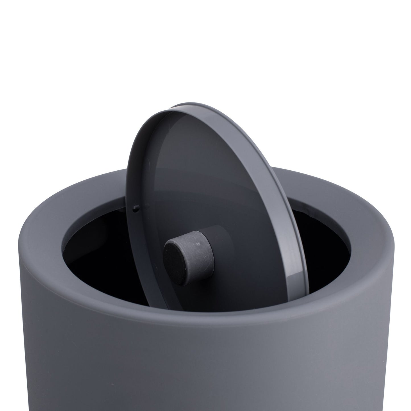 13L Swing-Lid Plastic Bin – Bathroom/Kitchen Use