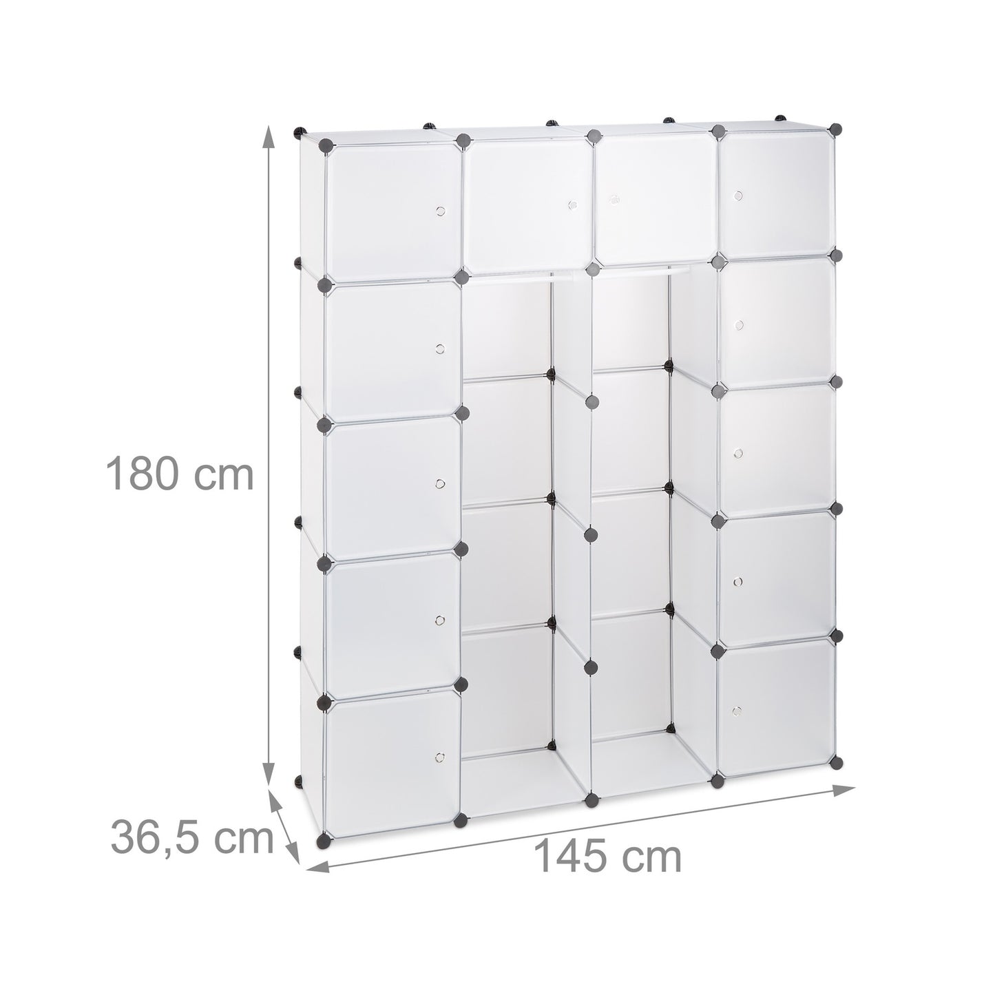 14-Compartment Plug-In Wardrobe System