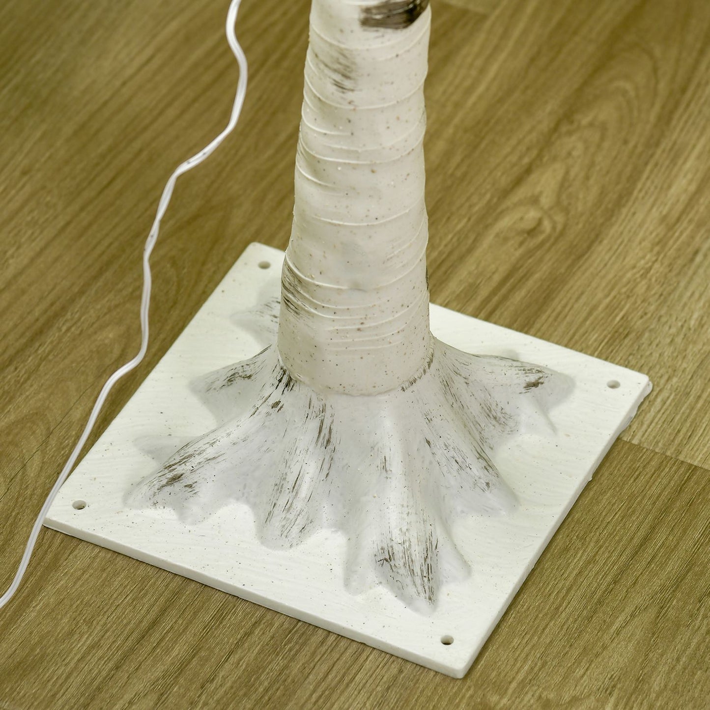 150 cm Birch LED tree, 120 warm white lights, 3 brightness levels