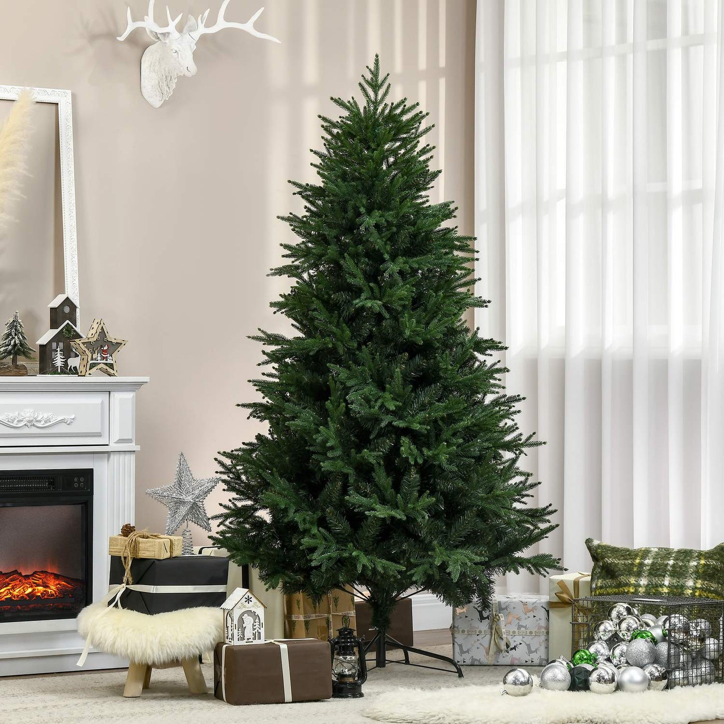 180 Cm Artificial fir Christmas tree, realistic & true to life