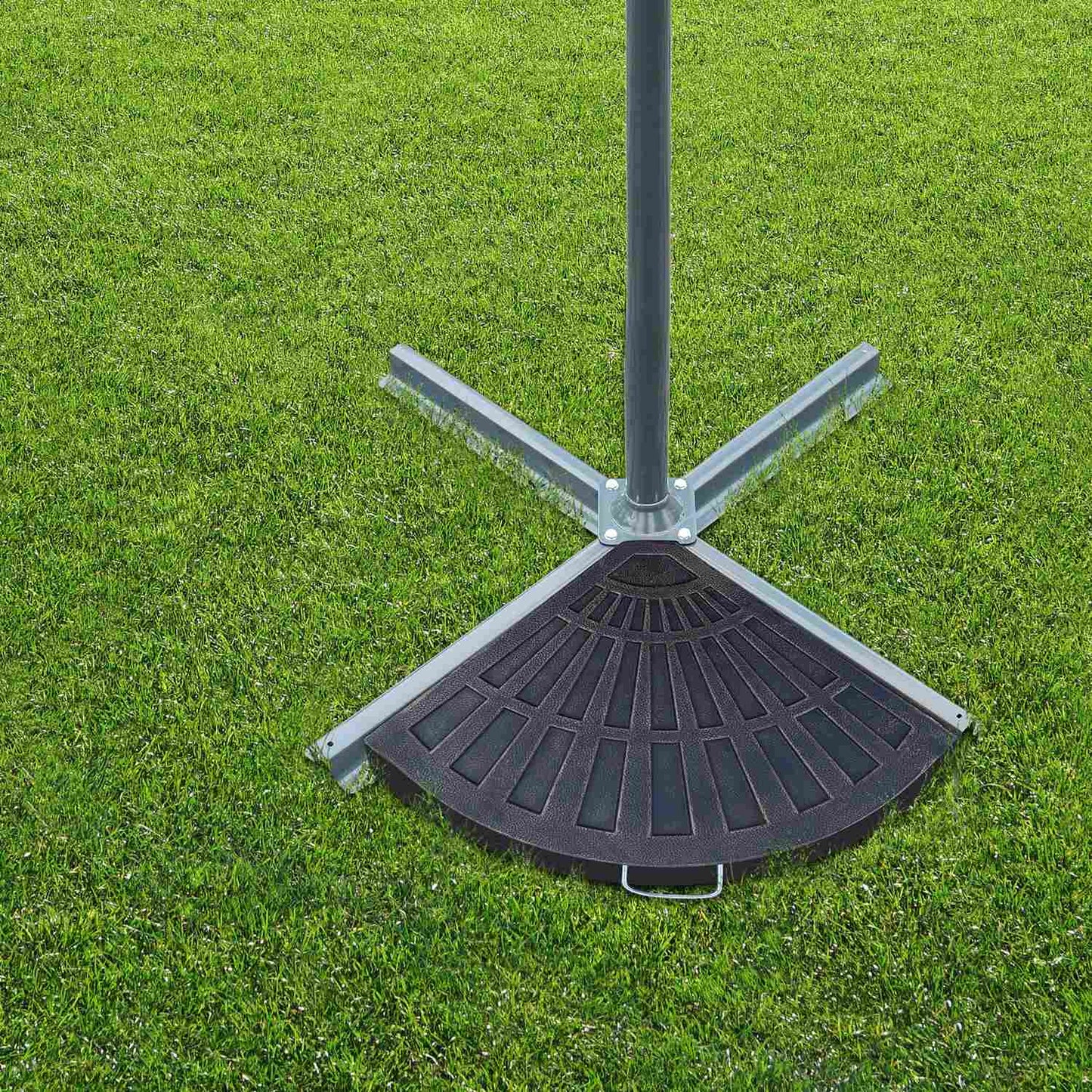 Umbrella stand weights, 2-piece set, resin and metal, 30 kg