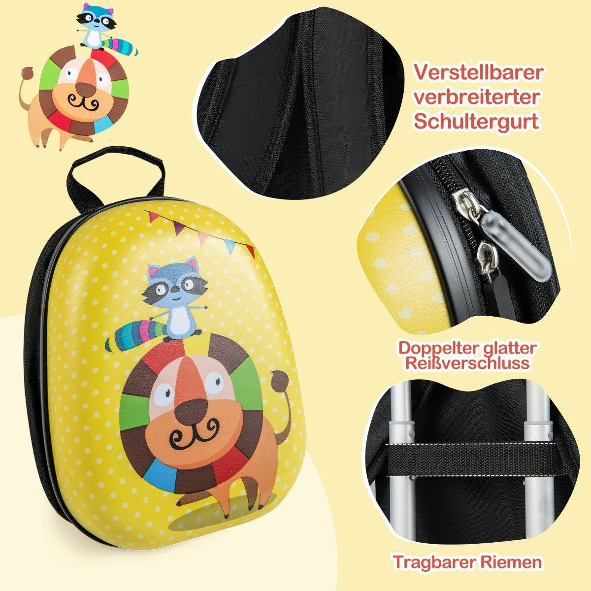 2 Piece Kids Luggage Set Hand Luggage and Backpack Set
