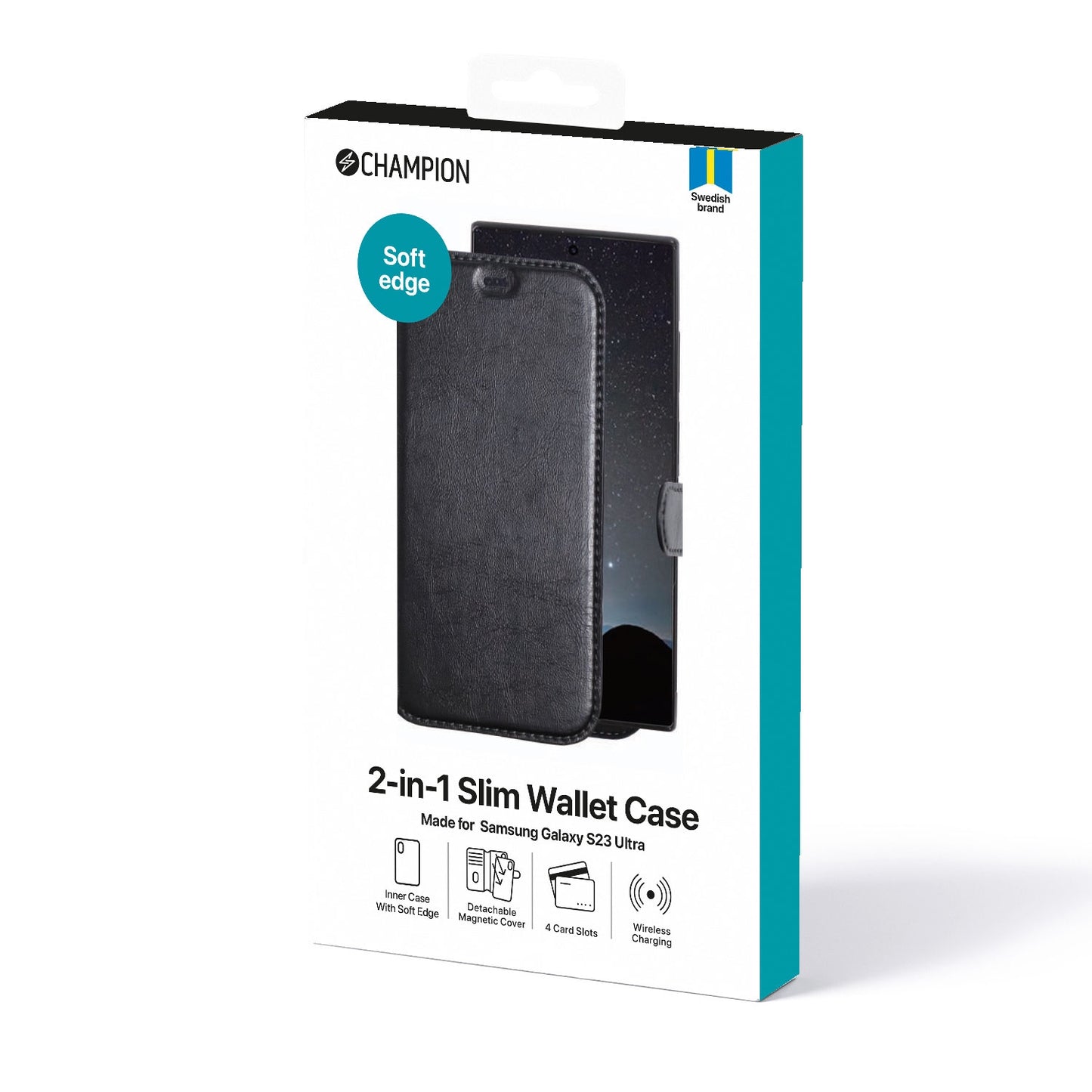 2-in-1 Slim Wallet Case Galaxy S23 Ultra