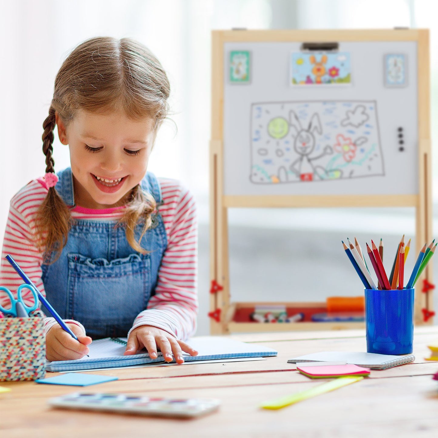 2-in-1 drawing easel for children