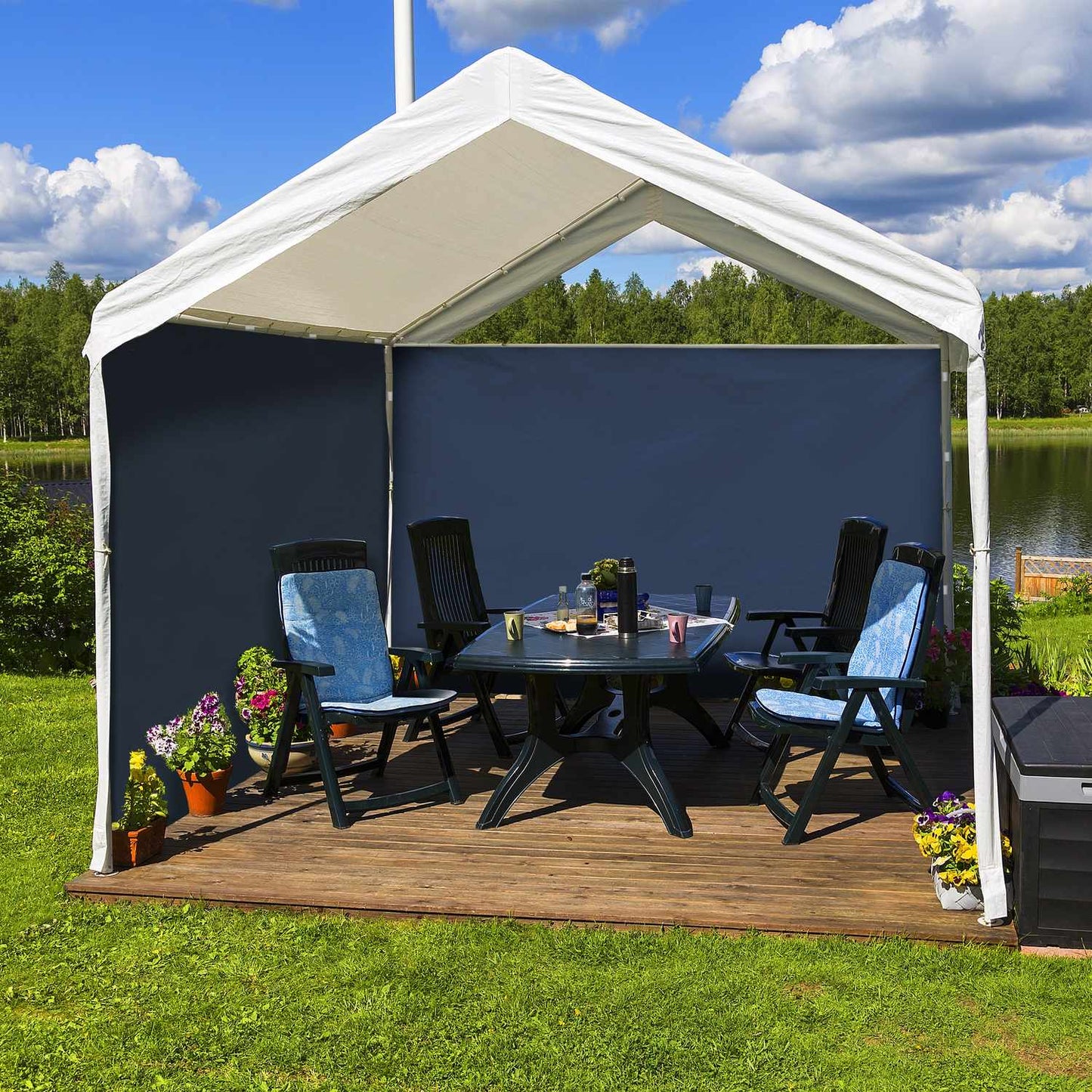 2 pcs. side walls for party tents