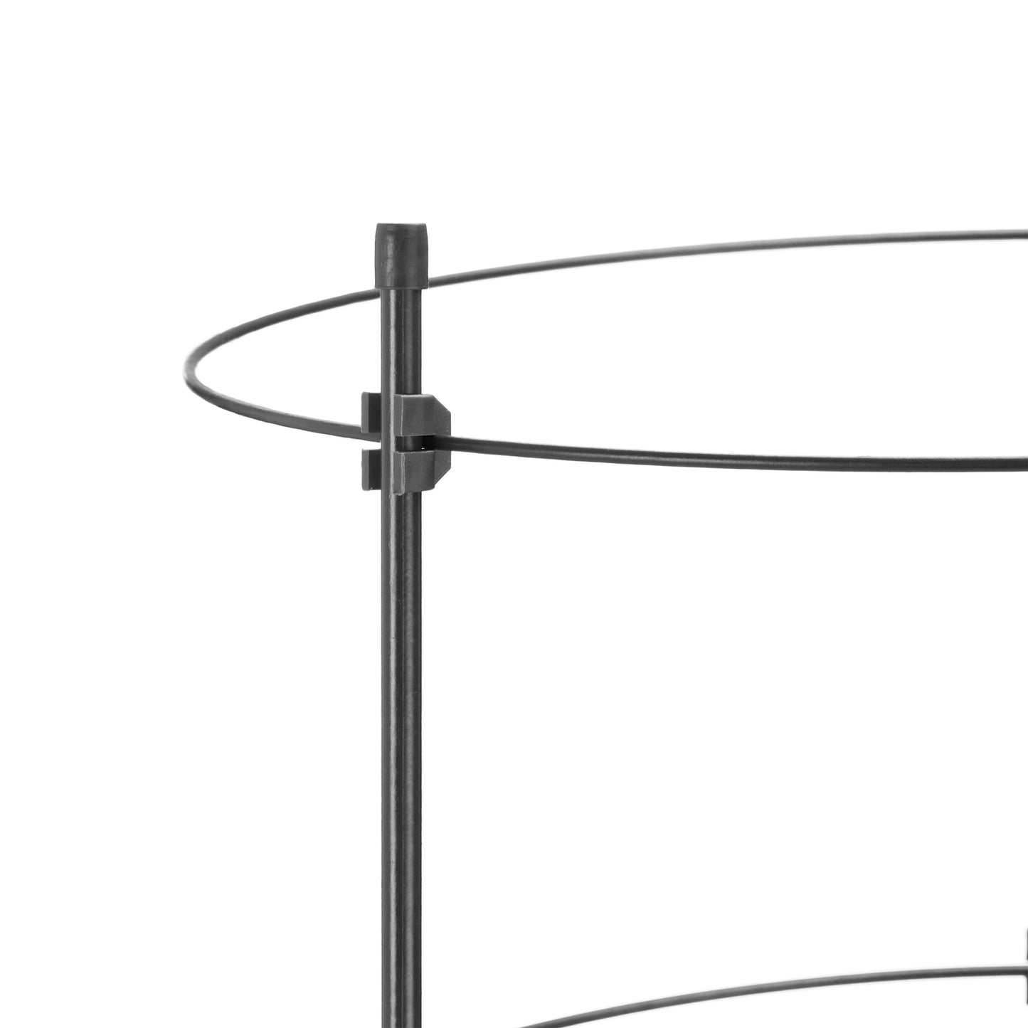 2x Plant Supports with Rings, 90 cm
