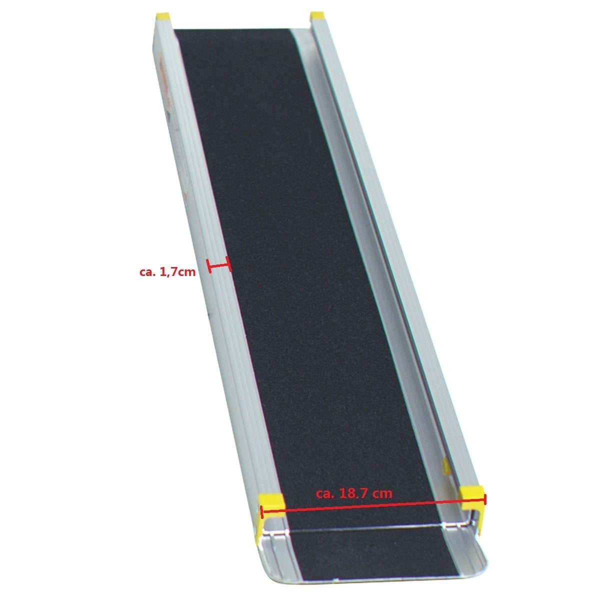 2 x scalable non-slip aluminum access ramp telescopic ramp