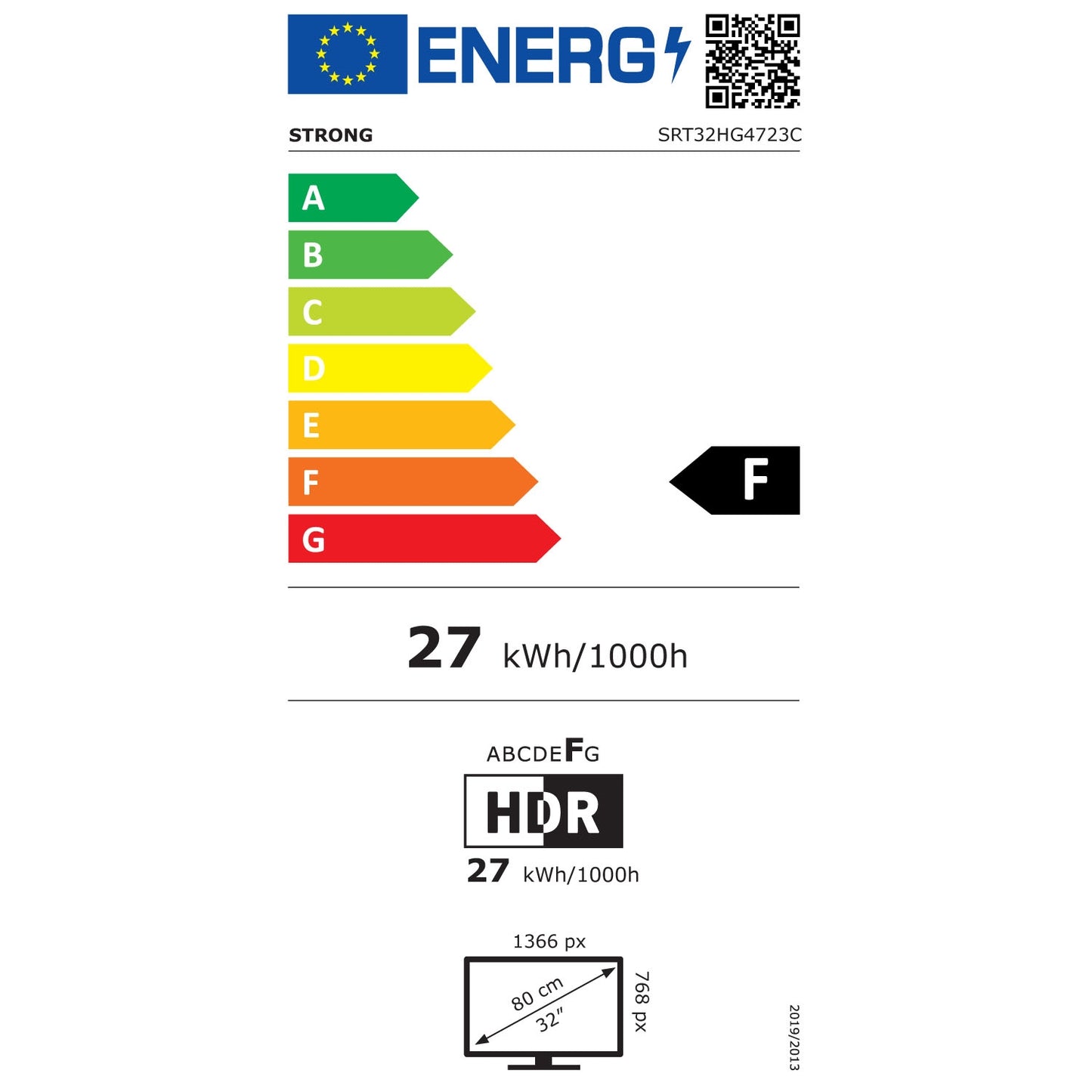 32"" Google TV with HDR10, 12V Power, Portable Use
