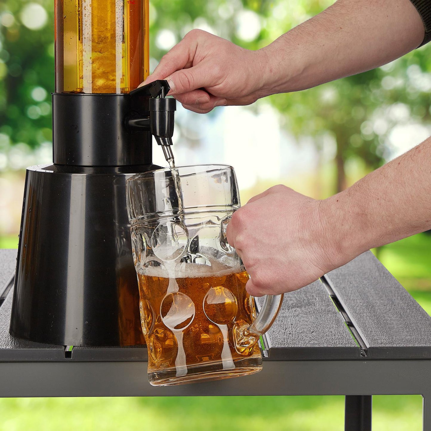3 L Narrow Beer Tower with Tap