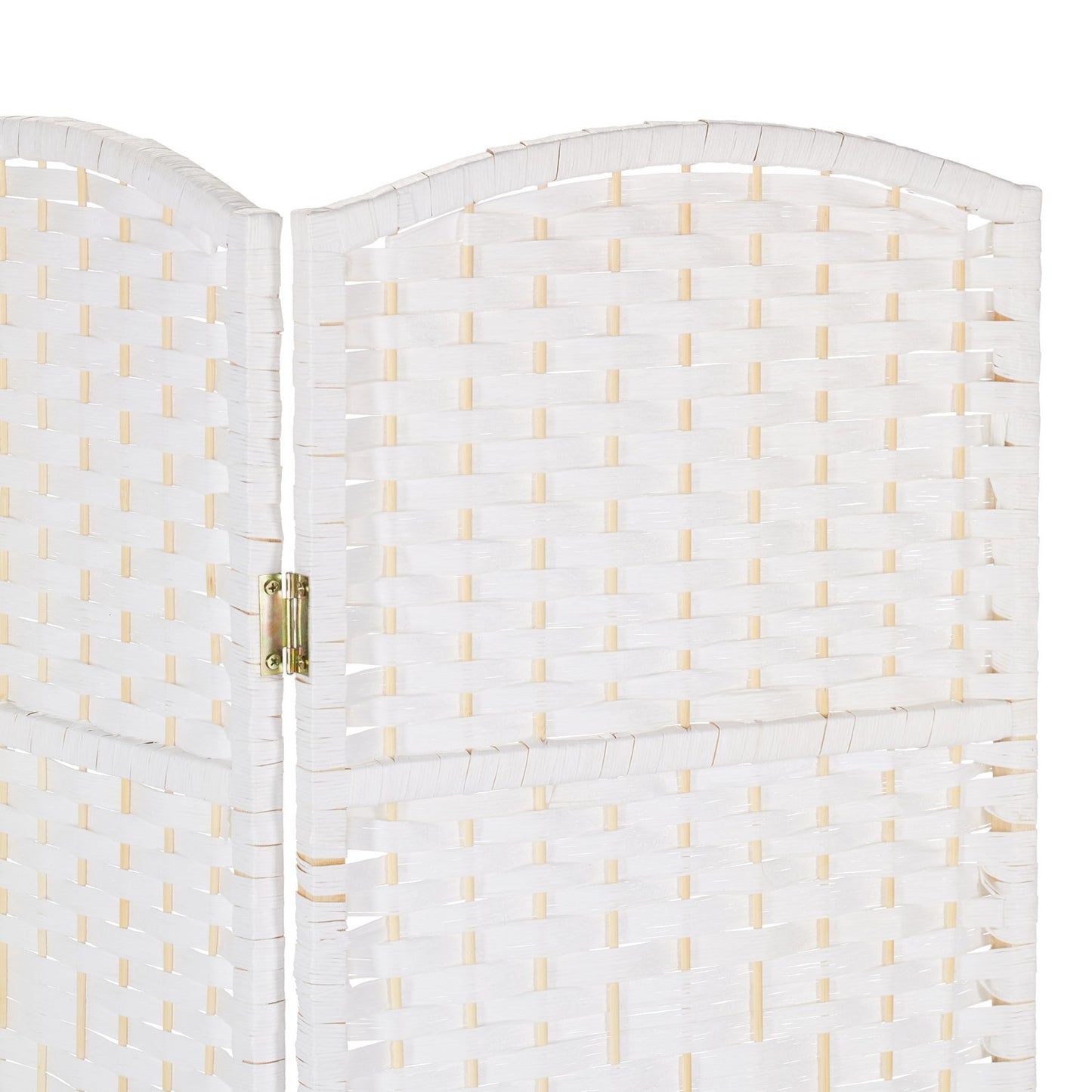 3-Panel Folding Screen White