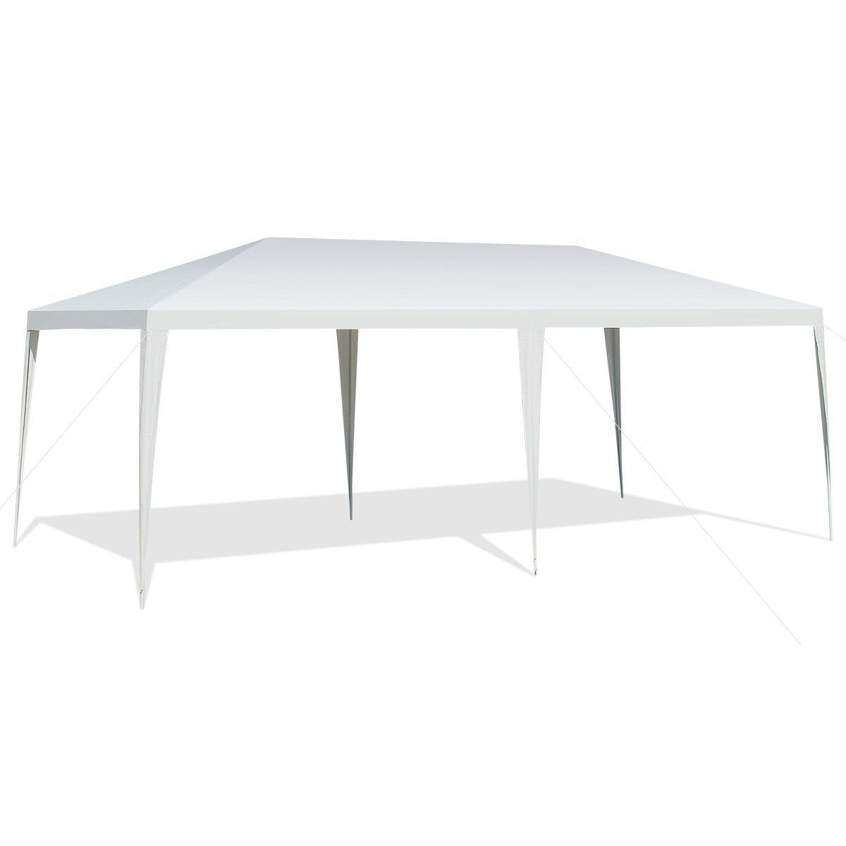 3m x 6m Party Tent Waterproof Beach Tent with Ropes White