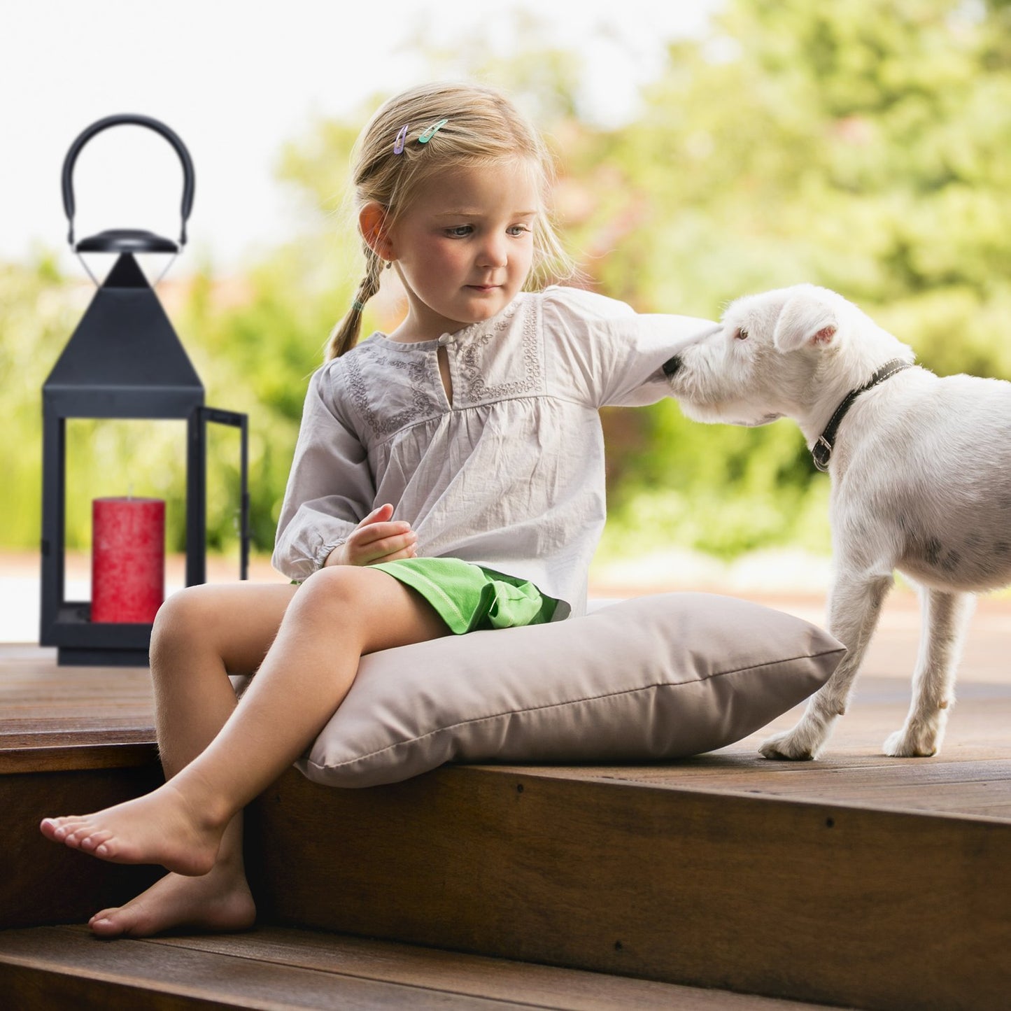 3 pcs. Lanterns in metal