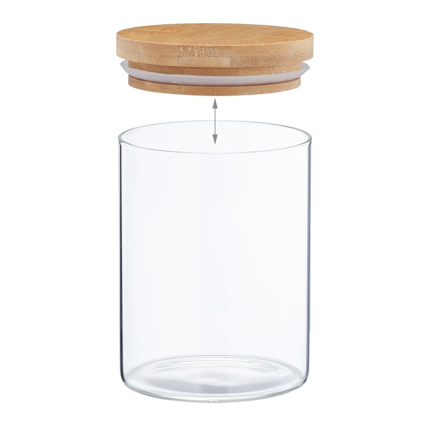 3 pcs. Storage jars in various sizes