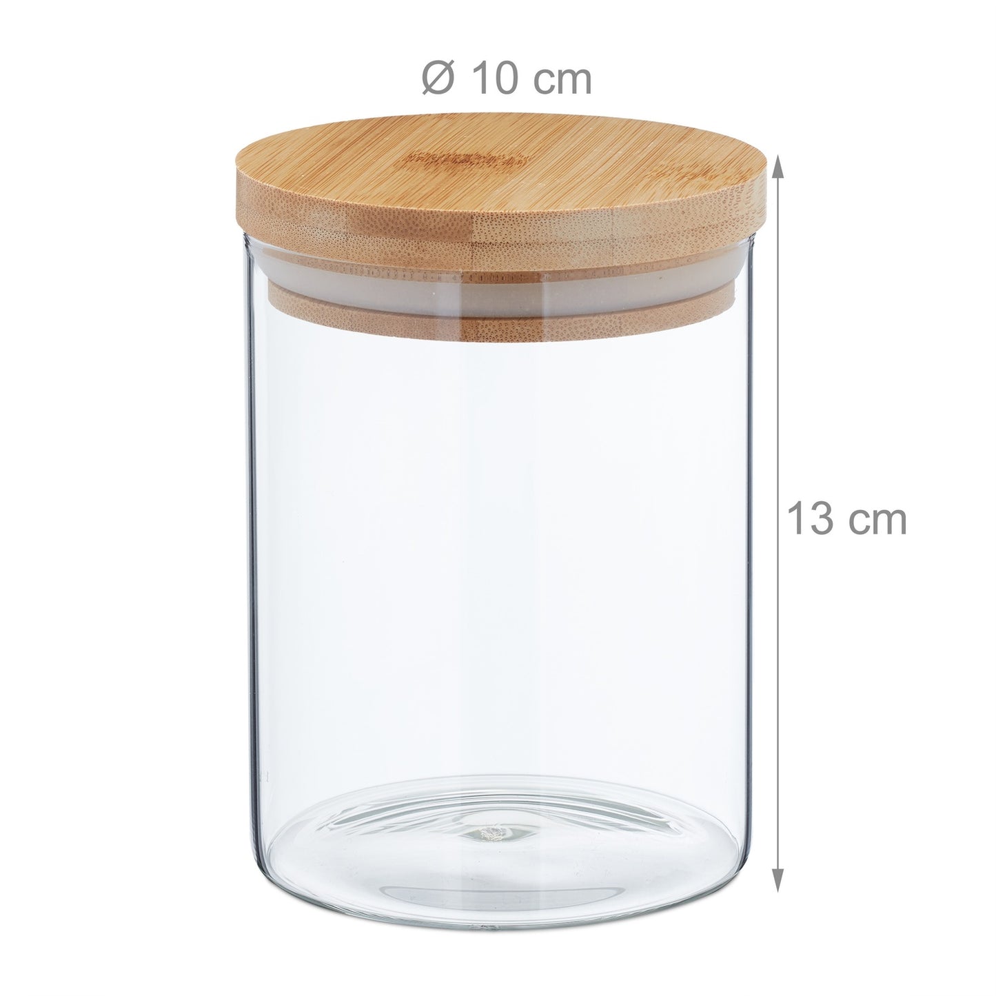 3 pcs. Storage jars in various sizes