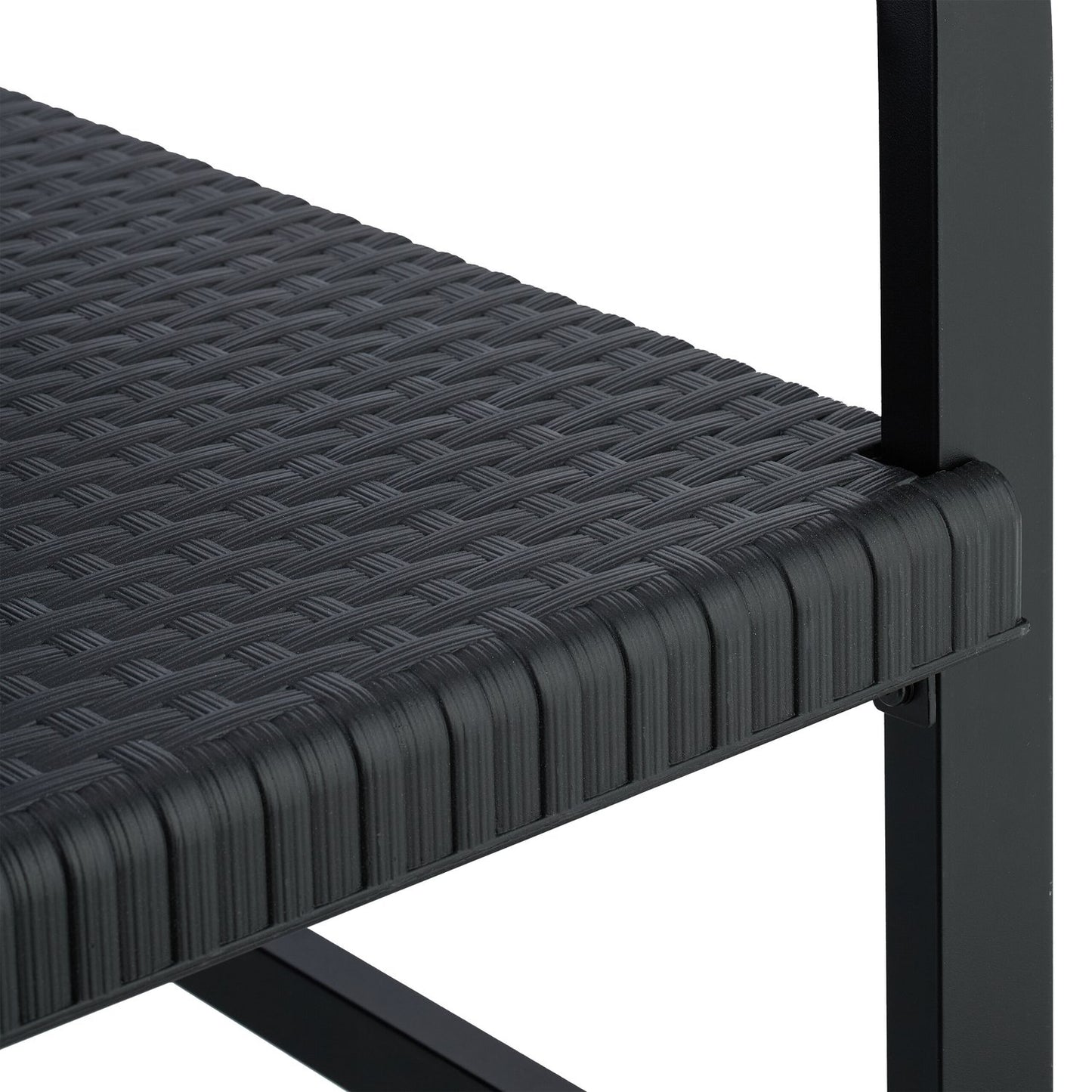 3-piece balcony furniture set in rattan look