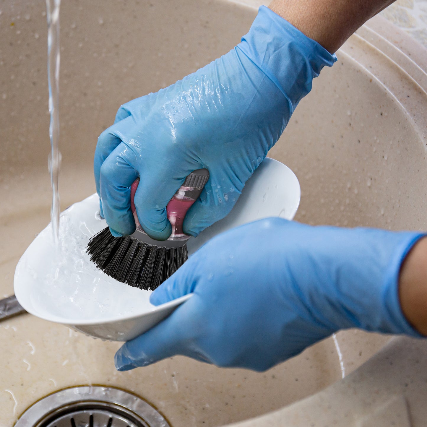 3x Dishwashing Brush
