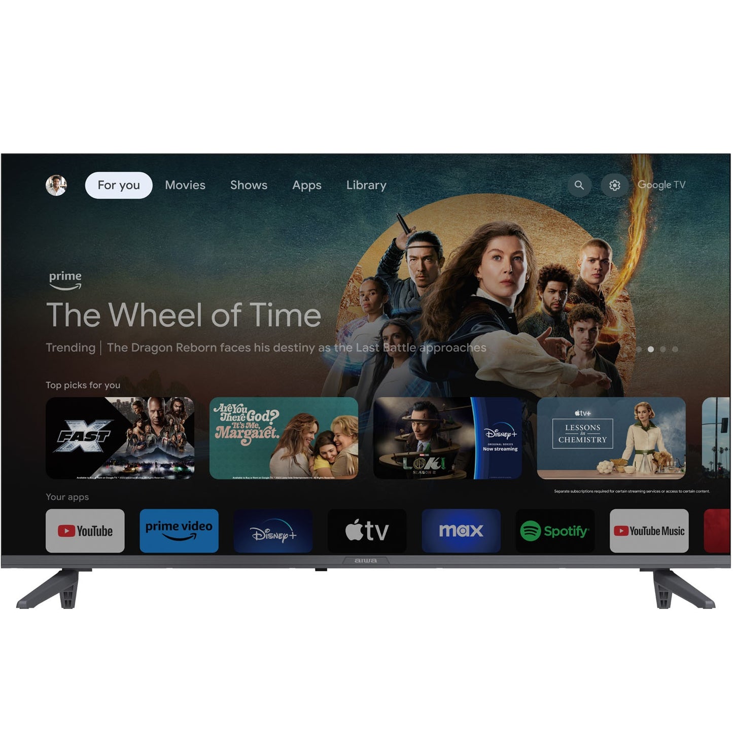 40"" FHD Google TV with Chromecast, WiFi, HDMI