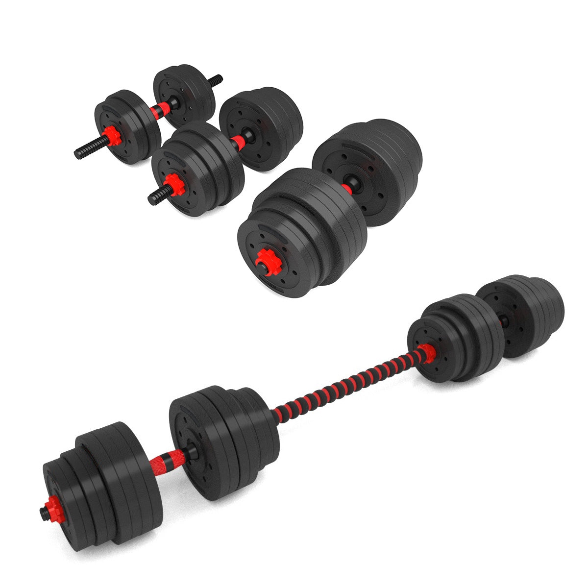 40kg Adjustable Barbell & Dumbbell Set for Home Gym
