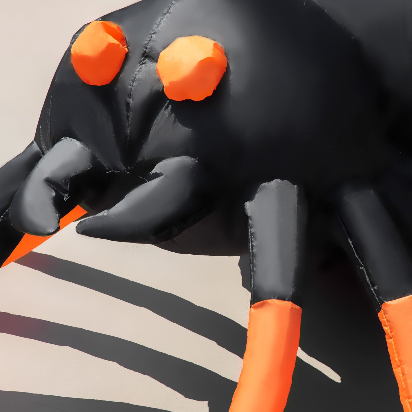 Large 43 Cm inflatable spider with LED lights for Halloween