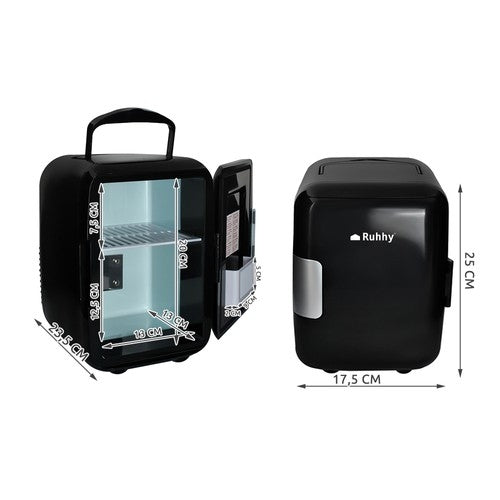 4L fridge - black