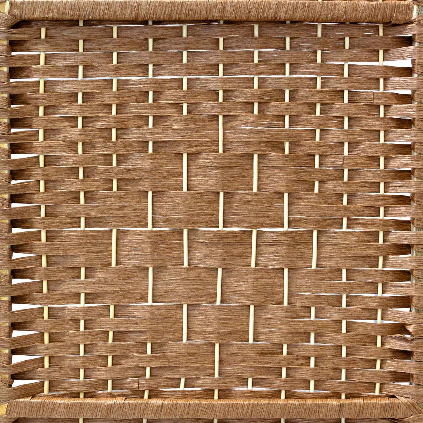 4 Panel Wooden Room Divider, Natural Finish