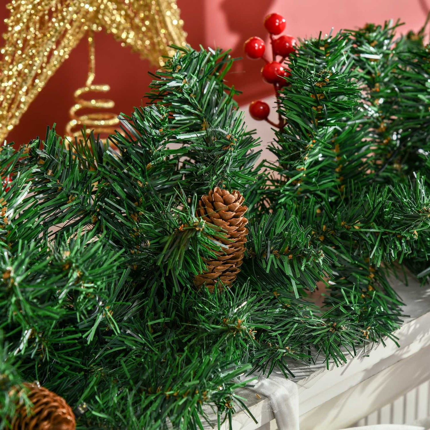 LED Christmas Decoration Set - Tree, Wreath, Wreath