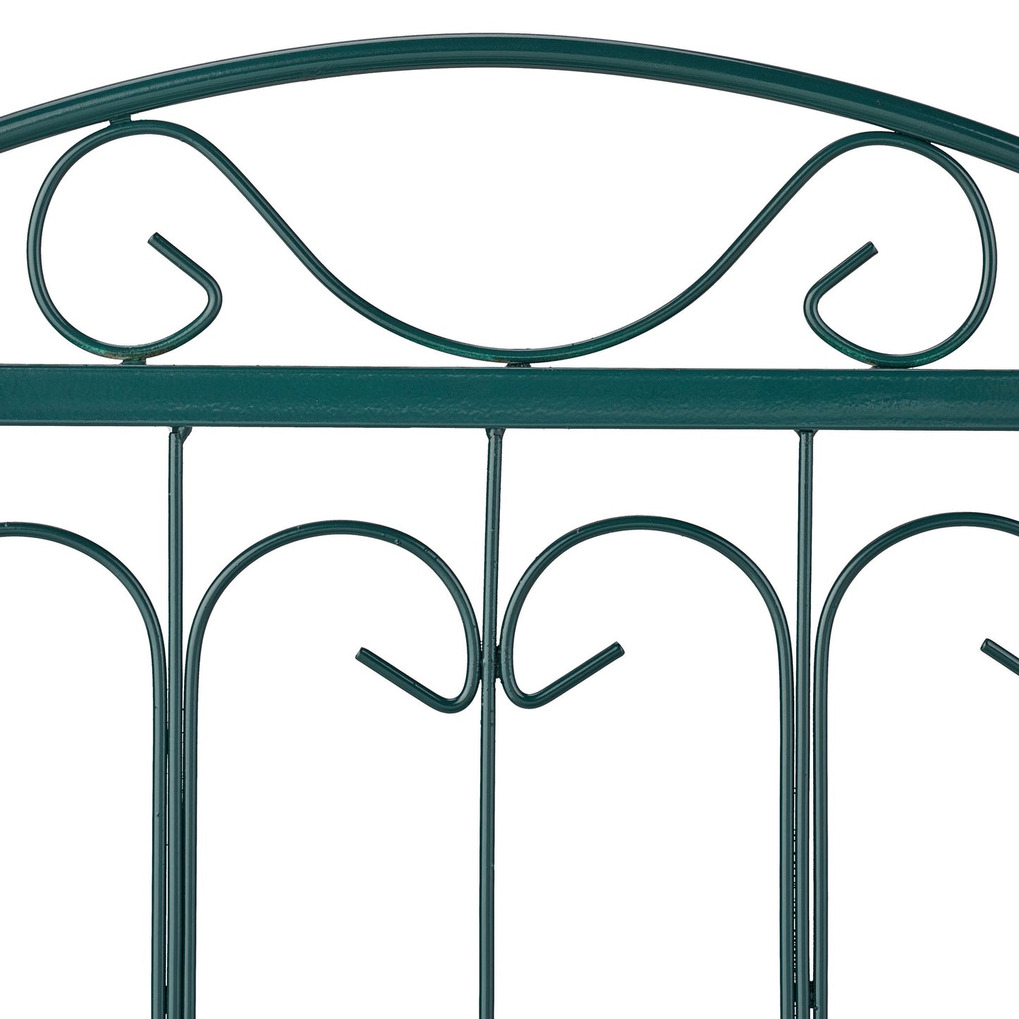 4-part flower bed fence in metal