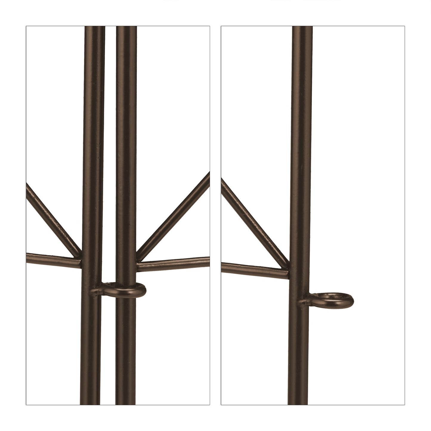 4-part metal bed rail