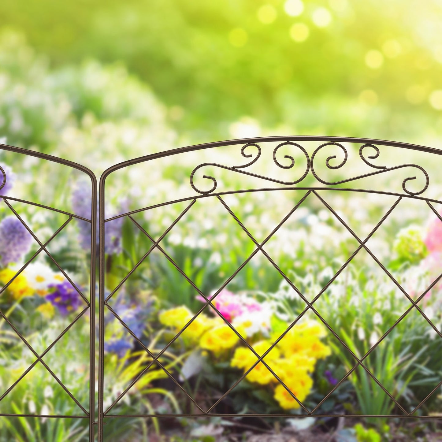 4-part metal bed rail
