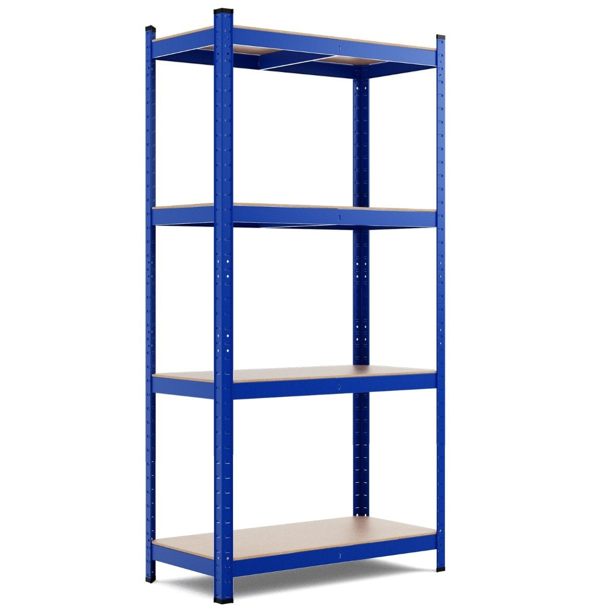 4 tier storage rack with metal frame, heavy duty rack, can hold up to 720 kg, metal rack, blue