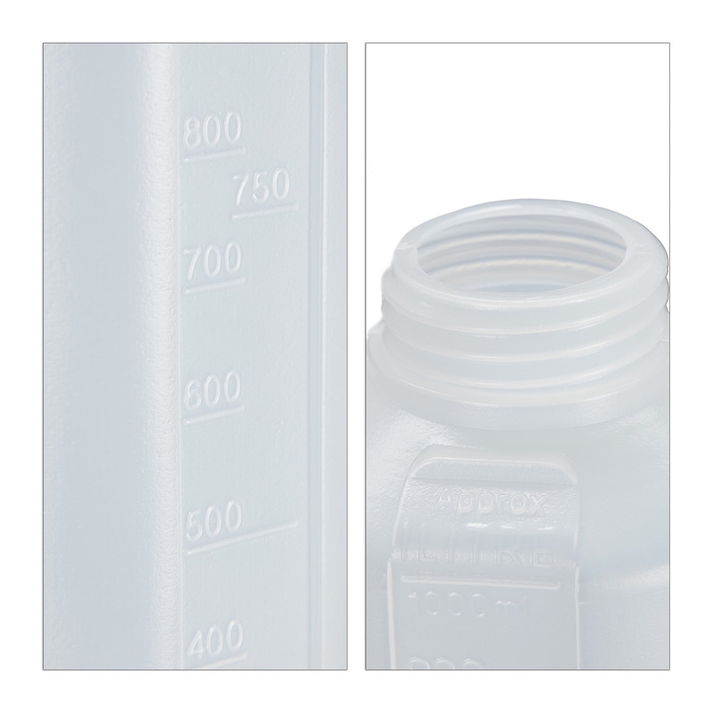 4x Squeeze Bottles 1000ml