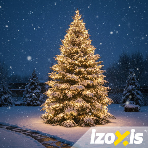 500 LED Warm White Christmas Lights, 35m, 8 Modes, IP44