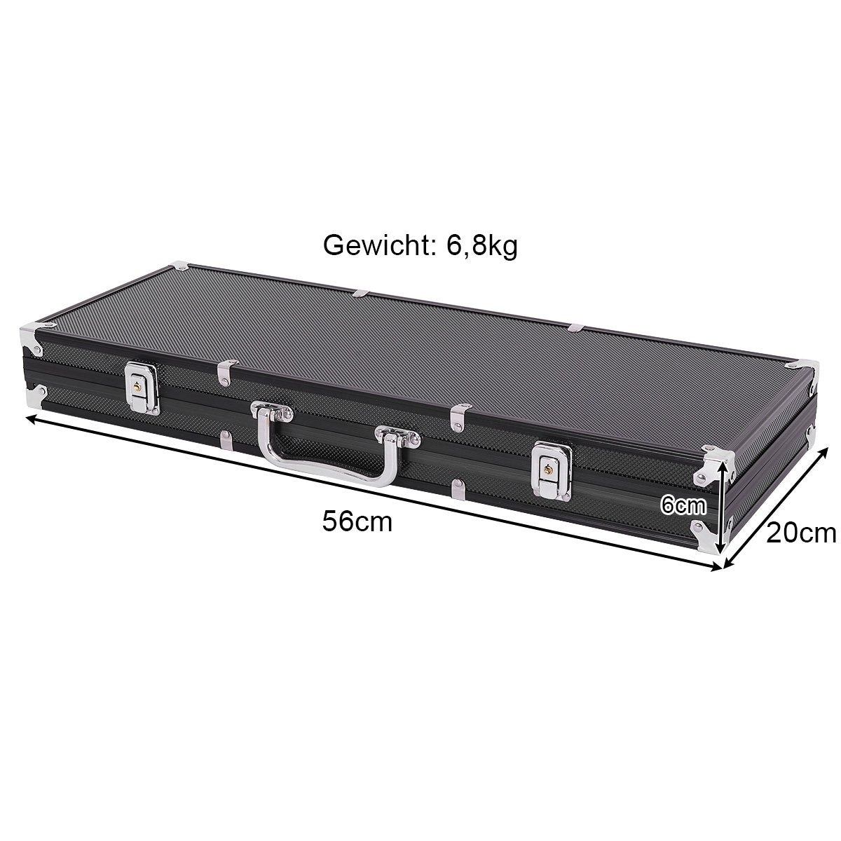 500-piece casino poker set with chips & playing cards & dice & dealer chips & table cloth black