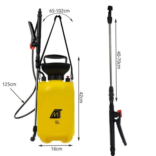 5L pressure sprayer - a set of nozzles