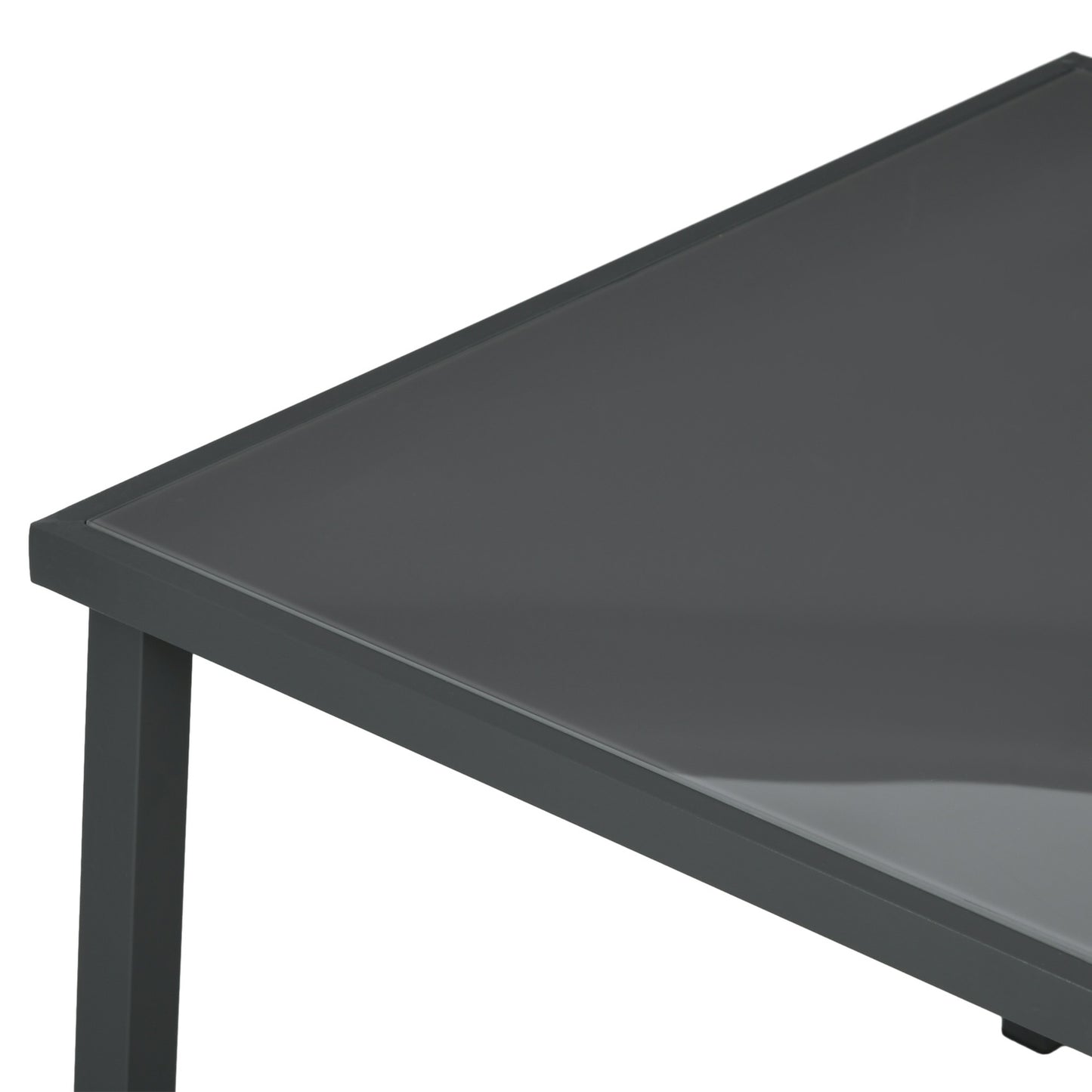 Outdoor garden furniture set - table and 4 folding chairs