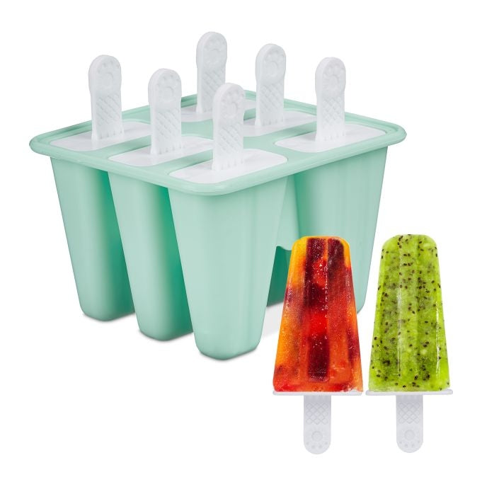 6 Silicone Ice Cream Moulds