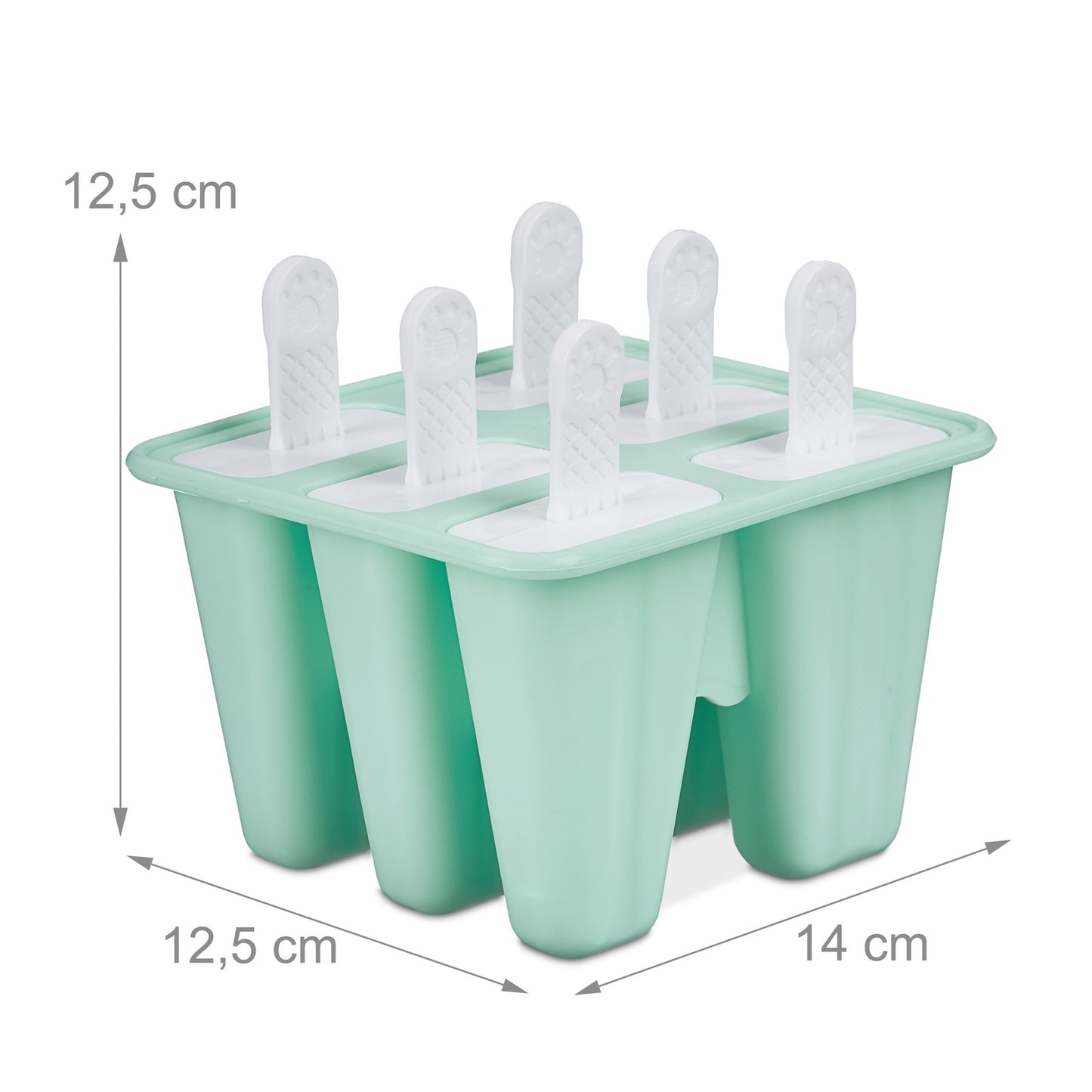 6 Silicone Ice Cream Moulds