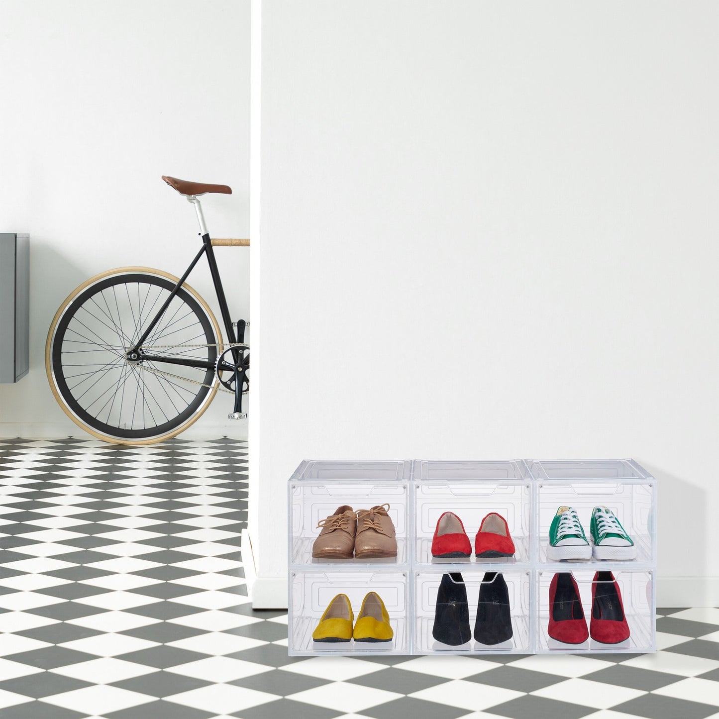 6-pack shoe boxes