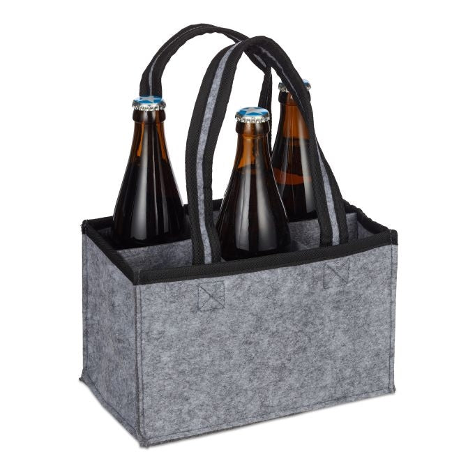 6x Felt Bottle Carrier