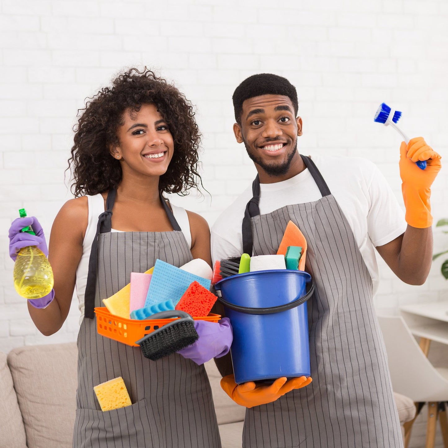 6x Scrub Brush Set