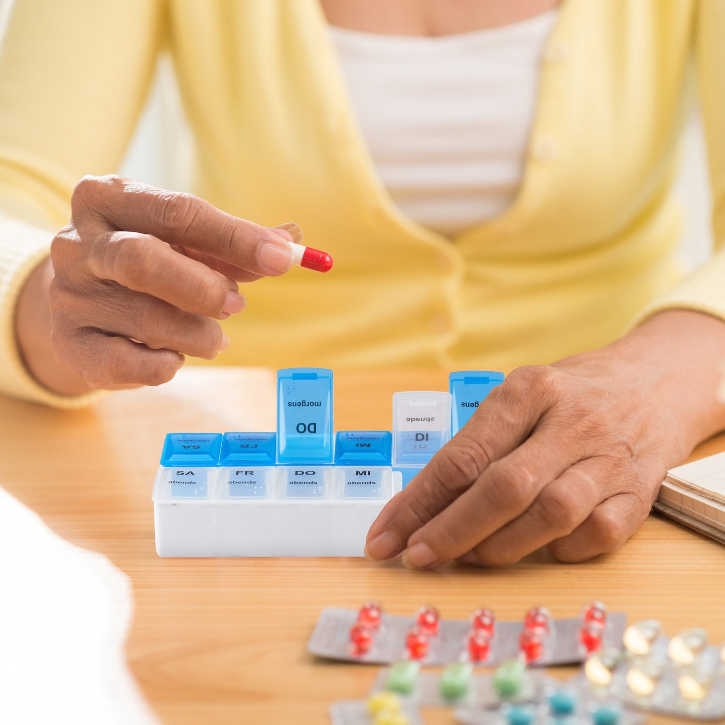 7-Day Pill Organiser with 2 Compartments