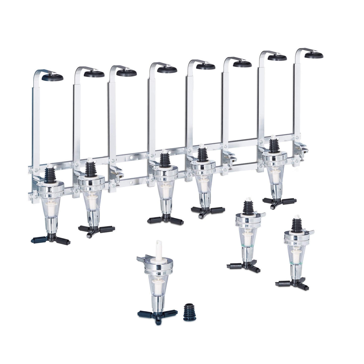 8-Bottle Wall-Mount Bar Butler